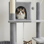 Arbre à chat - Argenté