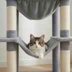 Arbre à chat - Argenté