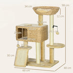 Arbre à chat design crème