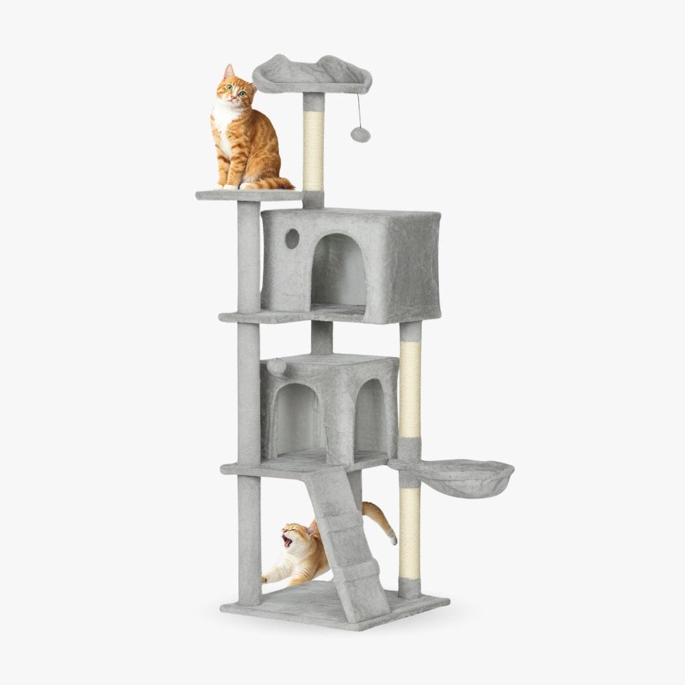 Arbre à chat design gris