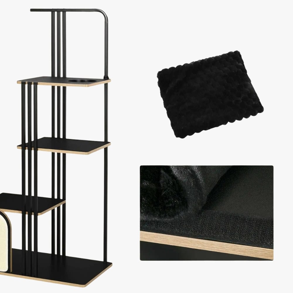 Arbre à chat design noir