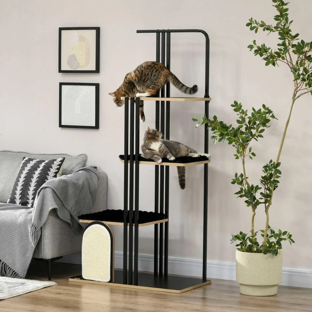 Arbre à chat design noir