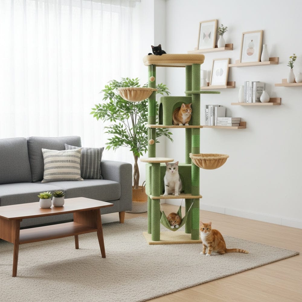 Arbre à chat - Émeraude