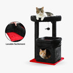 Arbre à chat griffoir noir