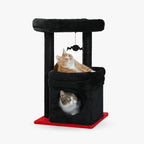 Arbre à chat griffoir noir