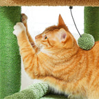 Arbre à chat griffoir vert