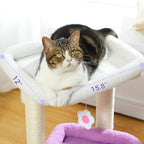 Arbre à chat griffoir violet