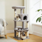 Arbre à chat hamac gris