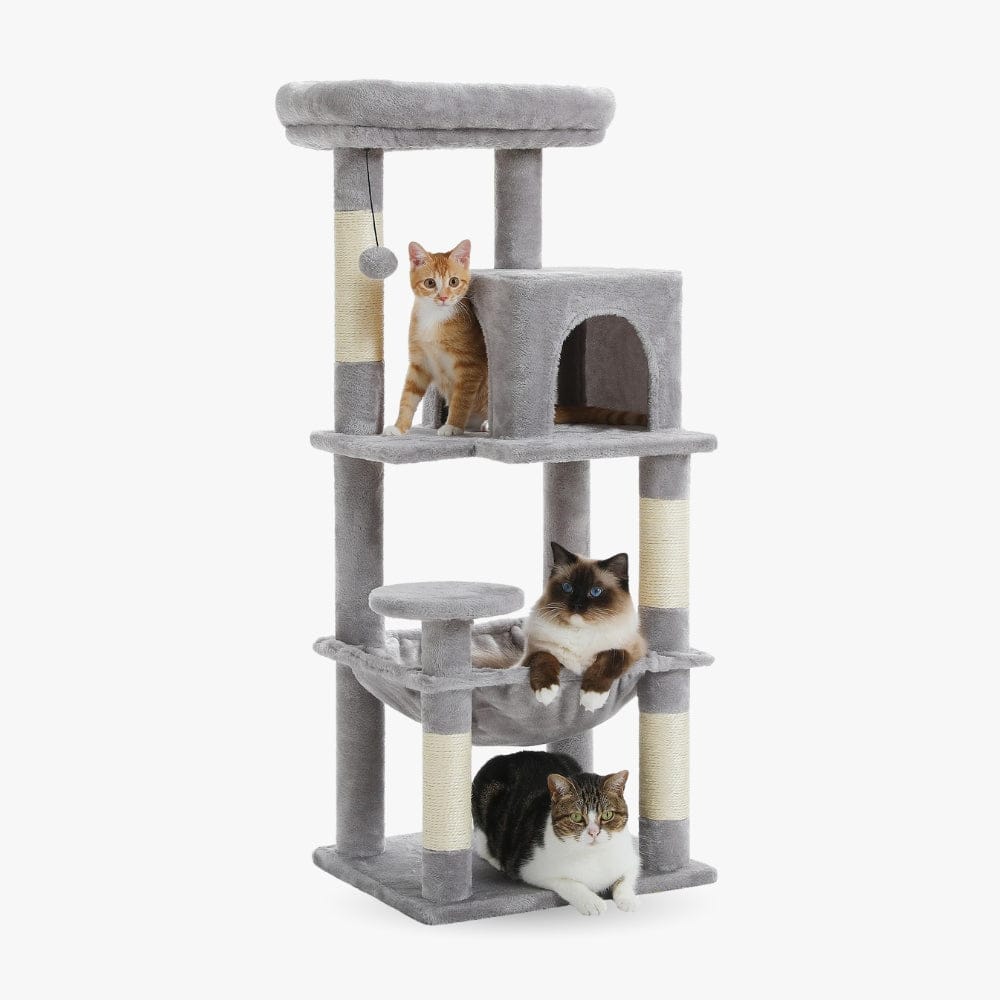 Arbre à chat hamac gris