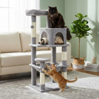 Arbre à chat hamac gris