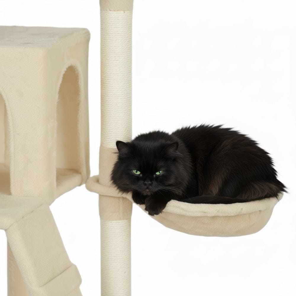 Arbre à chat moyen beige