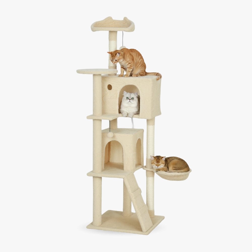 Arbre à chat moyen beige