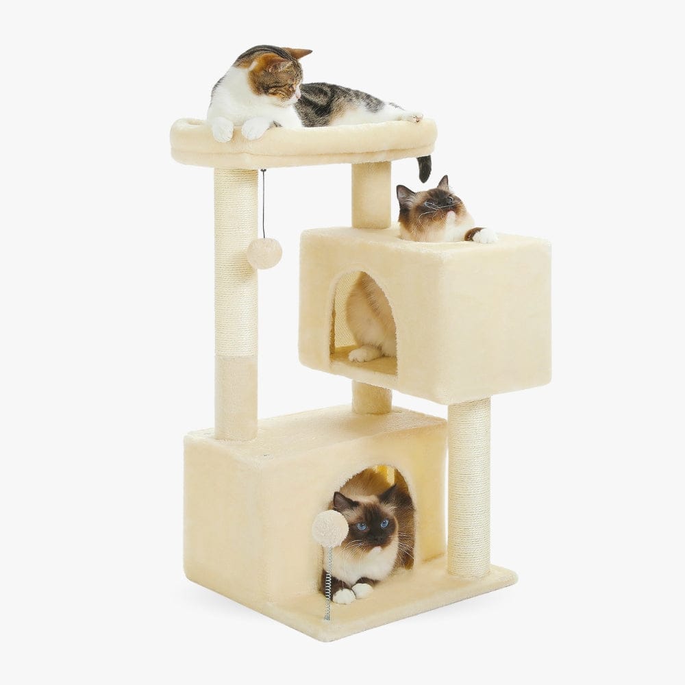 Arbre à chat moyen crème