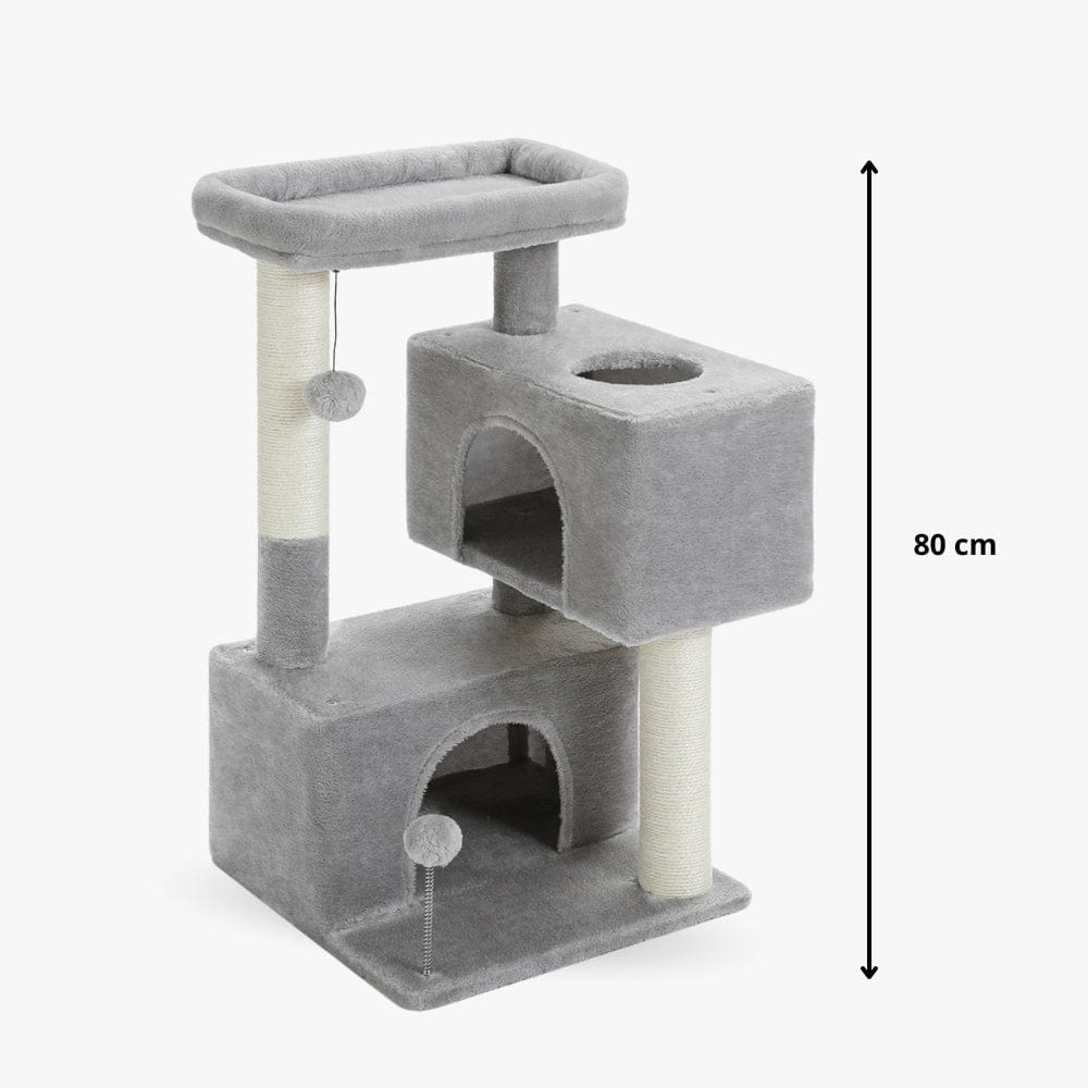 Arbre à chat moyen gris