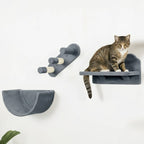 Arbre à chat mural - Gris