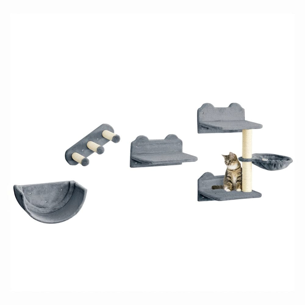 Arbre à chat mural - Gris