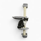 Arbre à chat mural - Pratique