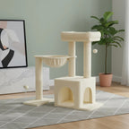 Arbre à chat petit beige