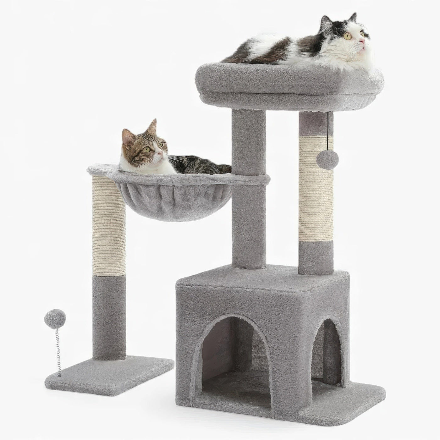 Arbre à chat petit gris