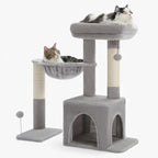 Arbre à chat petit gris