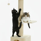 Arbre à chat plafond beige