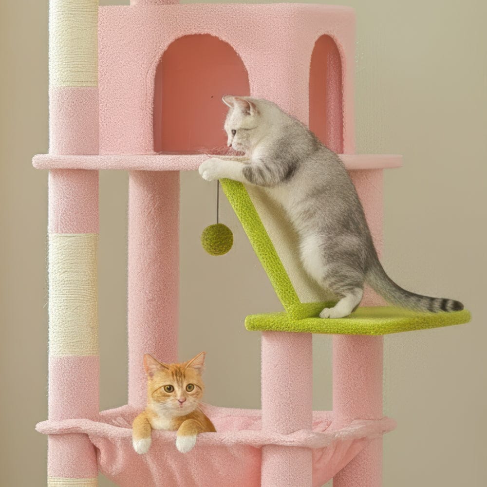 Arbre à chat - Rose pâle