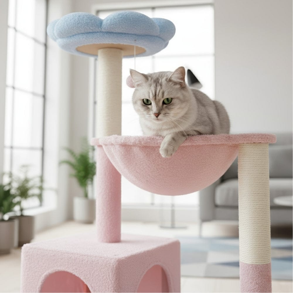 Arbre à chat - Rose Poudré