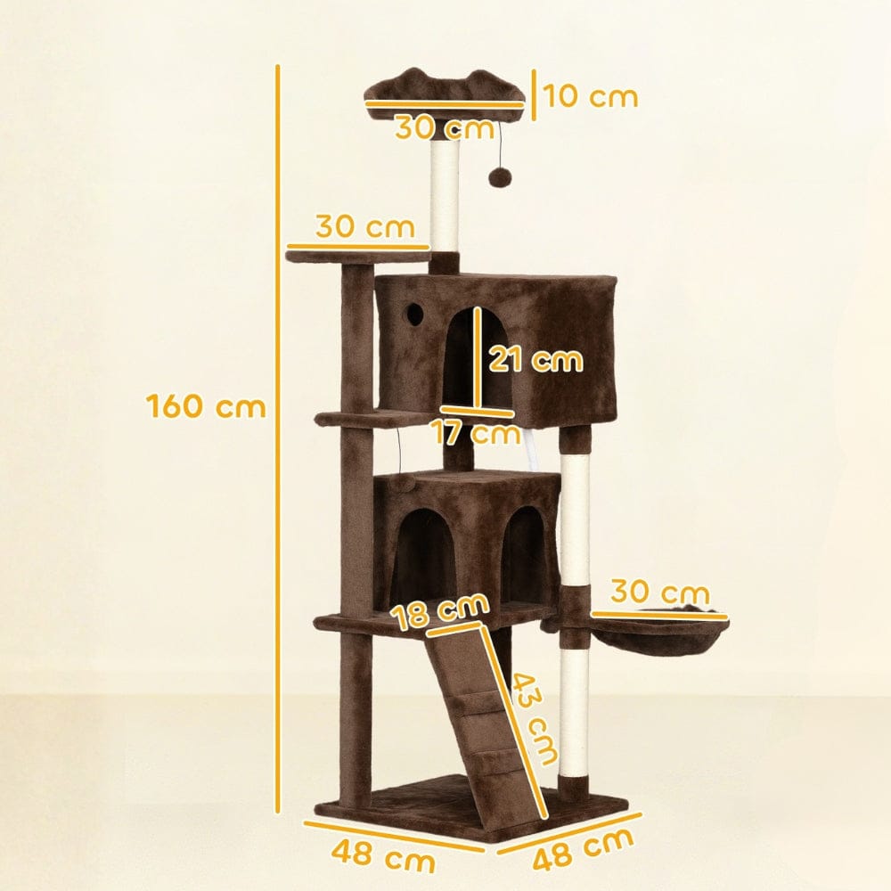 Arbre à chat XXL brun