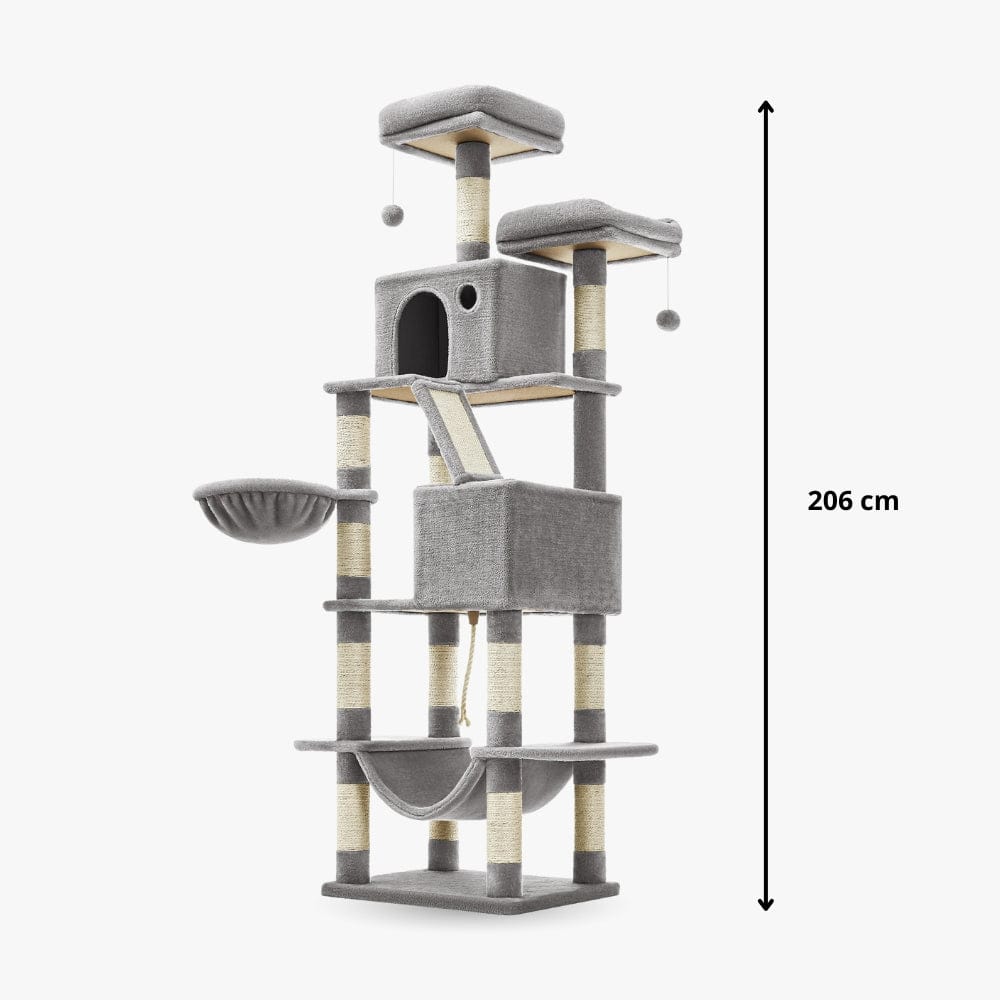 Arbre à chat XXL gris