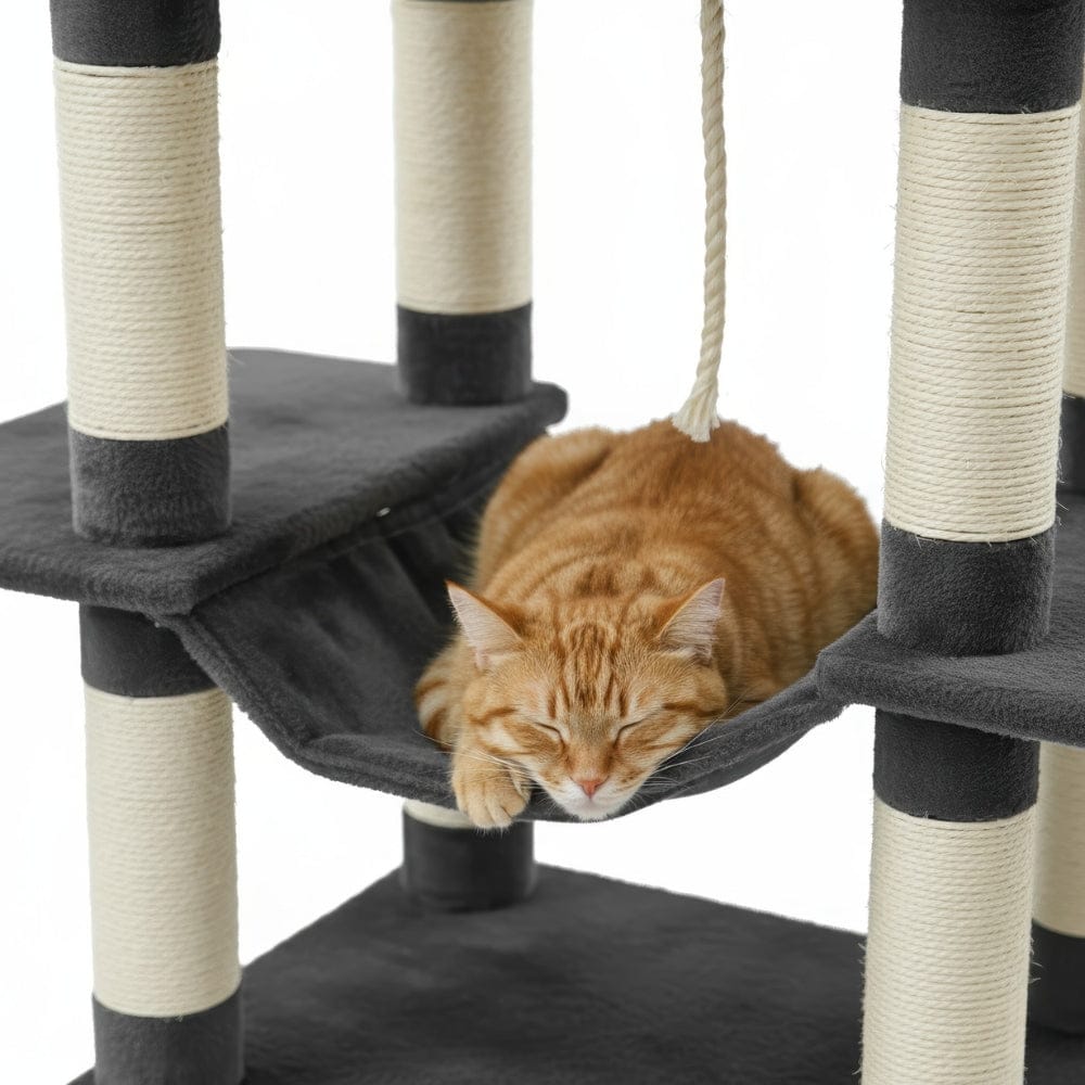 Arbre à chat XXL noir