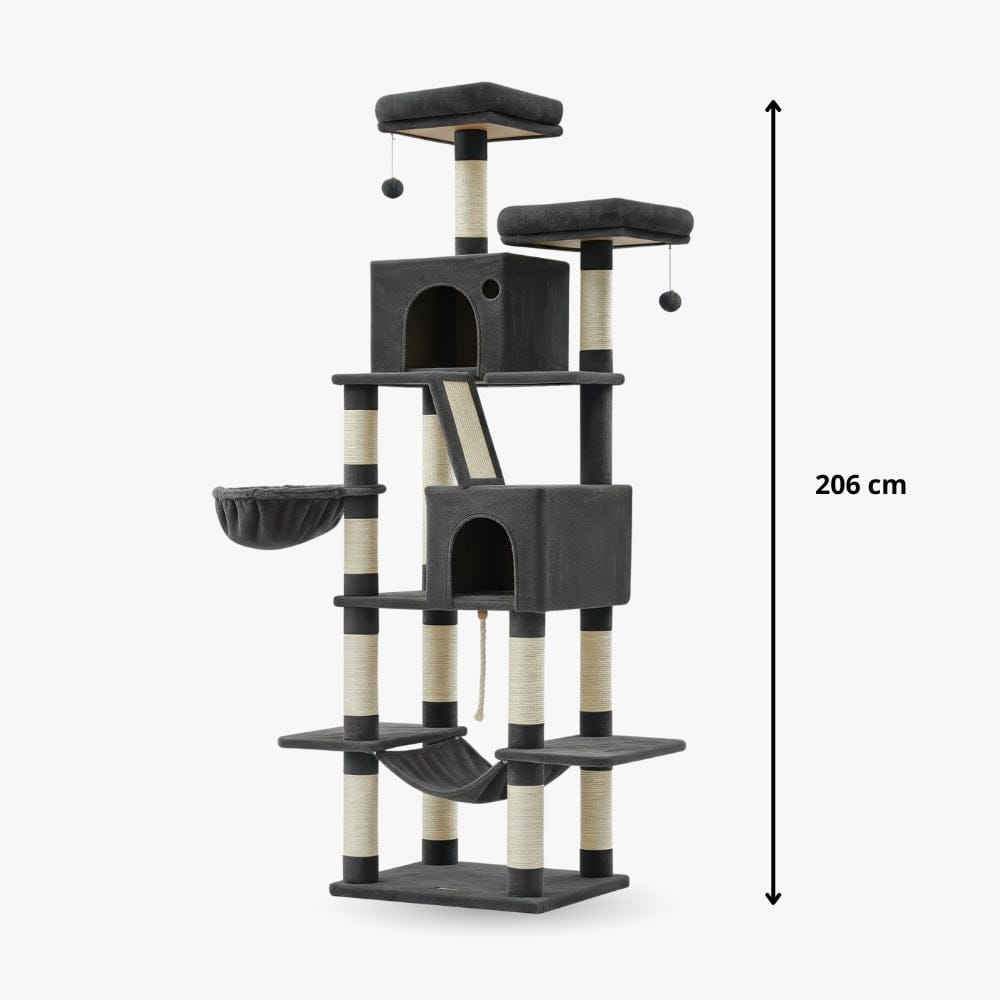 Arbre à chat XXL noir
