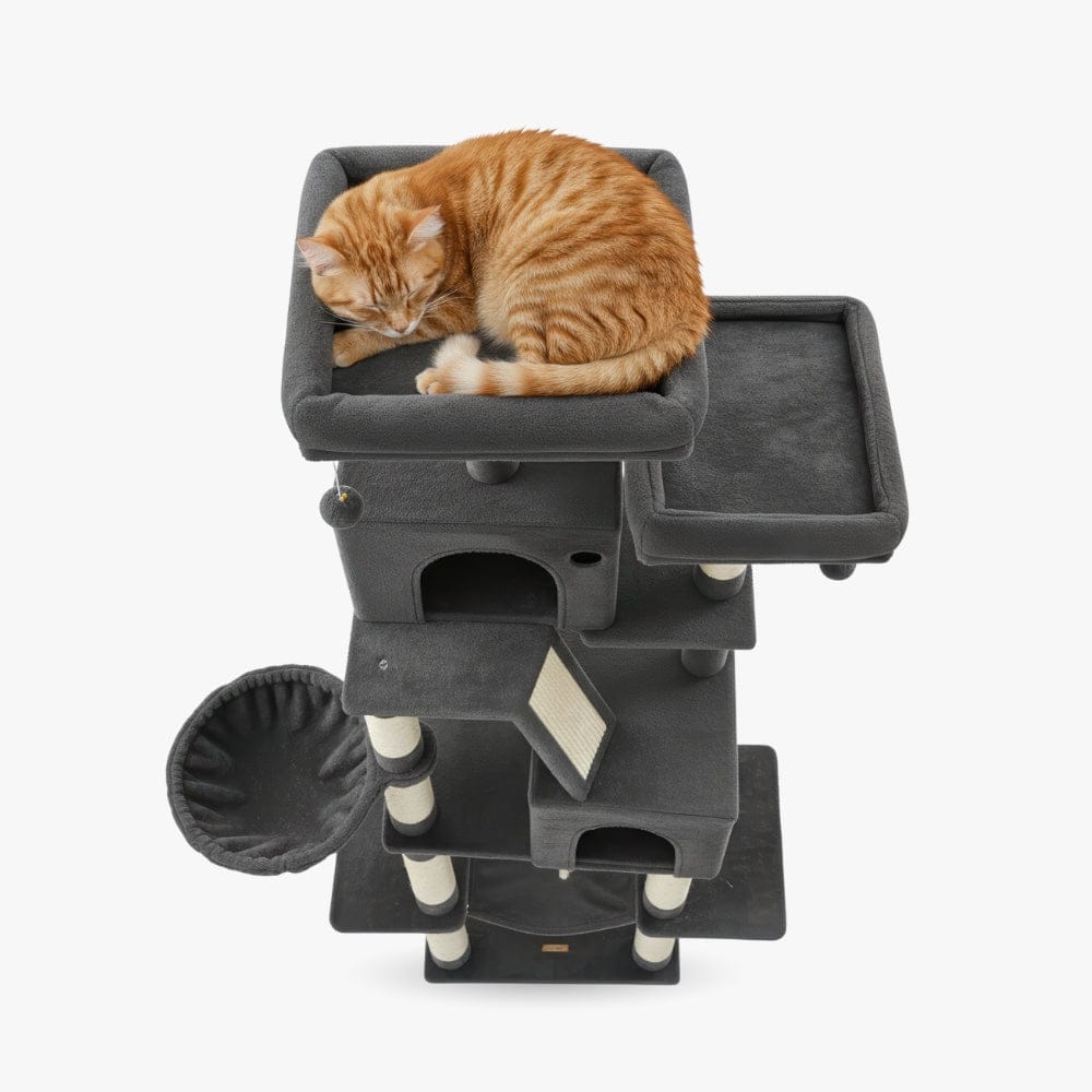 Arbre à chat XXL noir